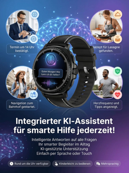 【Gesundheitsüberwachung】GT8 Ultra-Großbild-Smartwatch