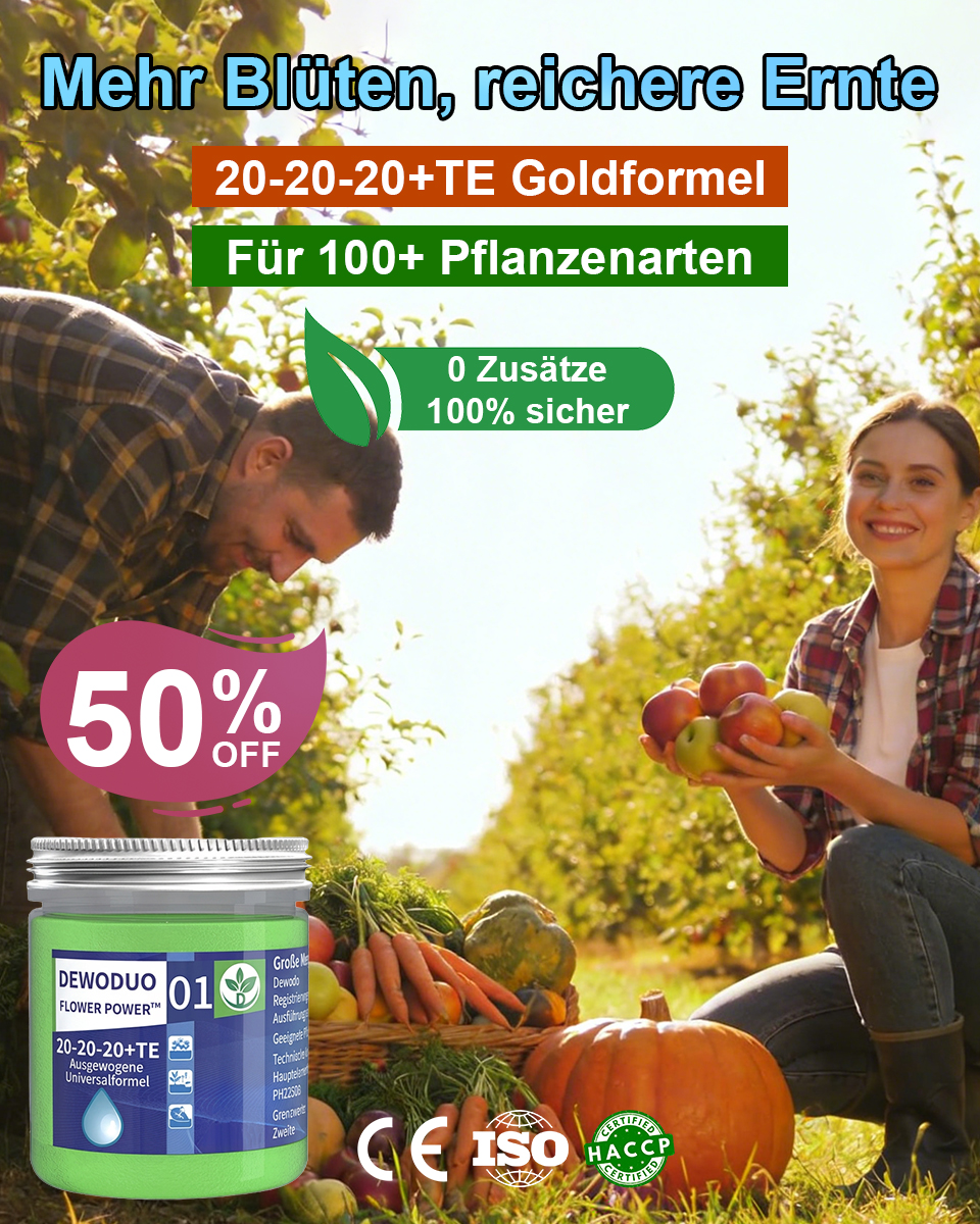 👌✅【Wurzelpflege und kräftige Keimlinge】Mehrzweck-Gartendünger