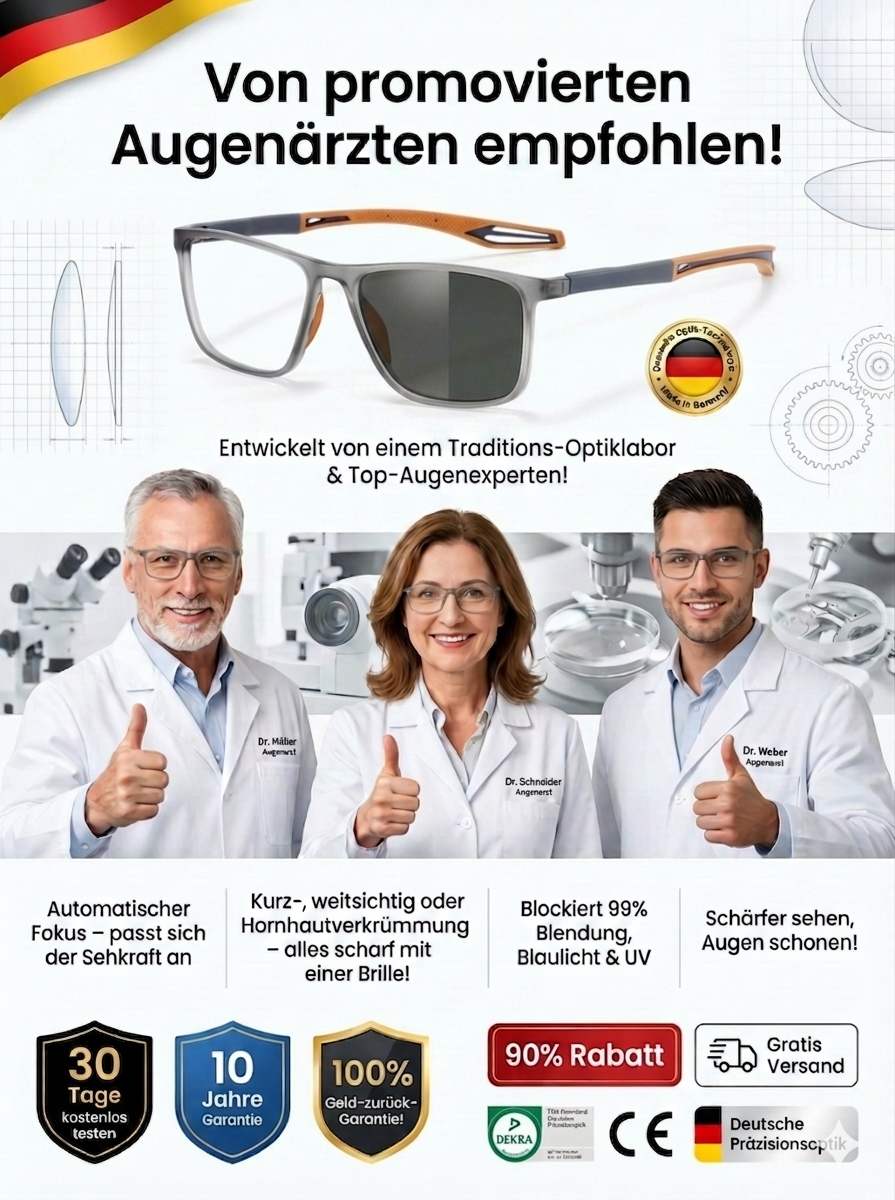 Die intelligente Brille mit Autofokus, entwickelt von einer jahrhundertalten Brillenmanufaktur!