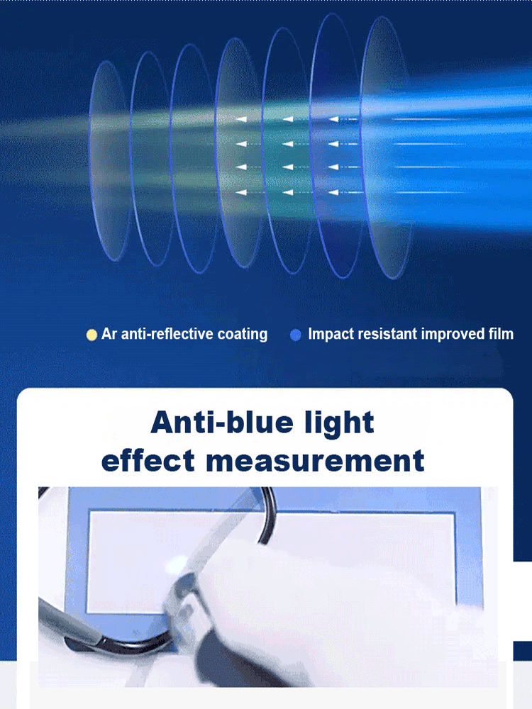 Ultraleichte, bequeme Lesebrille mit Blaulichtfilter