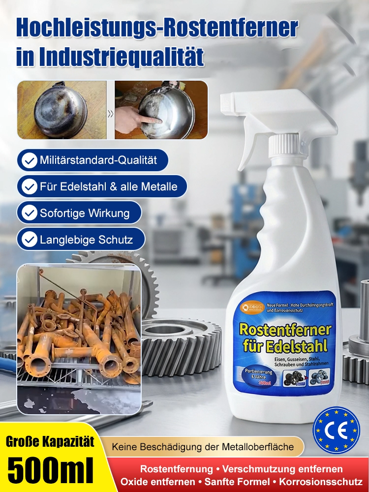 Rostfrei in 3 Sekunden! Löst Rost und erneuert Metall sofort. Über 1 Mio. mal weltweit verkauft！