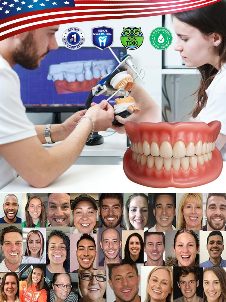 Komplettes Pflege-Set für Zahnprothesen