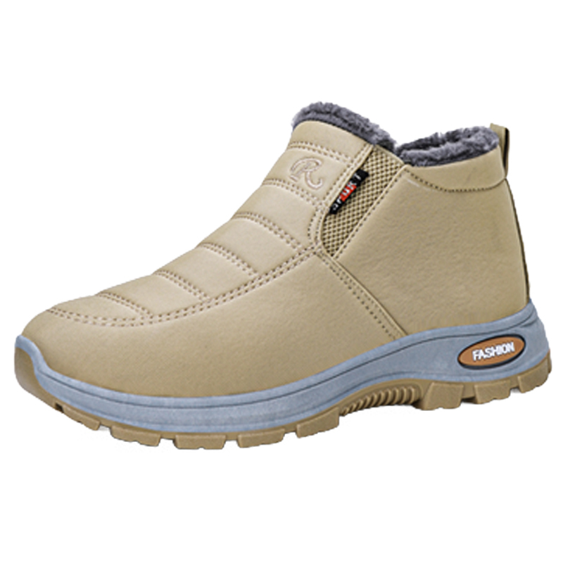 Gefütterte Schuhe für Männer und Frauen, die warm halten.