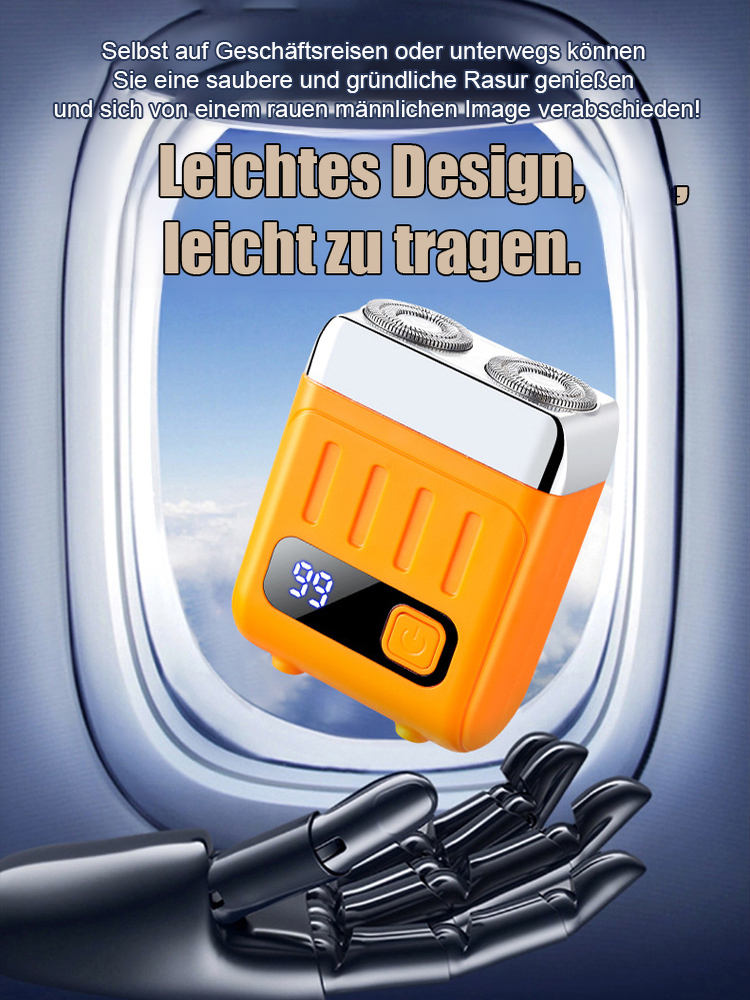 Intelligenter Digitalanzeige-Elektrorasierer mit Doppelringklinge