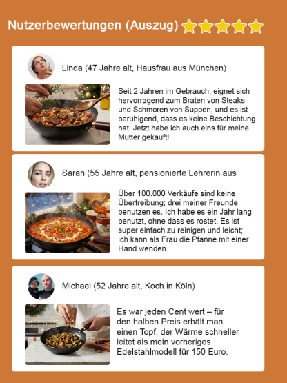 Handgeschmiedete Pfanne✨30.000 Hand-Schläge ✨Ohne chemische Beschichtung ✨Sicher & Gesund