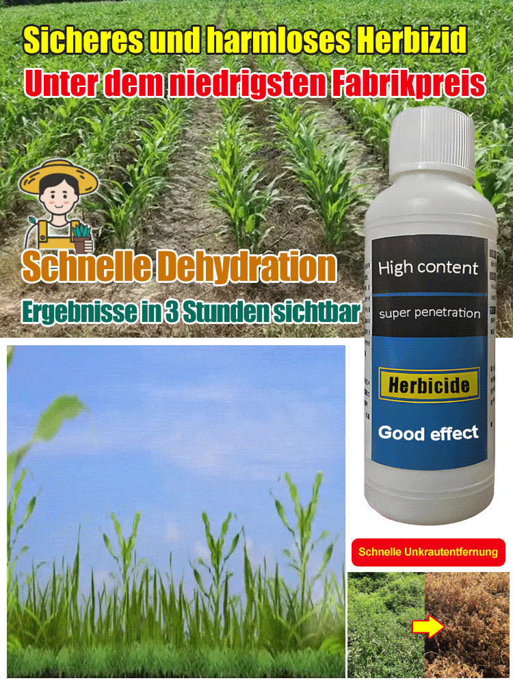 【Wirksam in 1 Stunde】sicheres und harmloses Herbizid