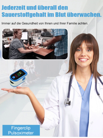 【Unverzichtbar für Zuhause】Fingerclip-Haushaltsmonitor