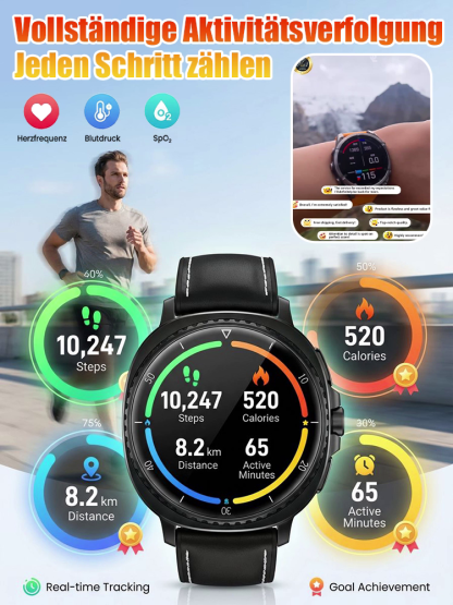 【Gesundheitsüberwachung】GT8 Ultra-Großbild-Smartwatch