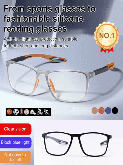 Ultraleichte, bequeme Lesebrille mit Blaulichtfilter