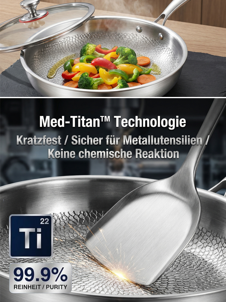 Medizinische Rein-Titan Pfanne – 50 Jahre Handwerkskunst aus dem Saarland