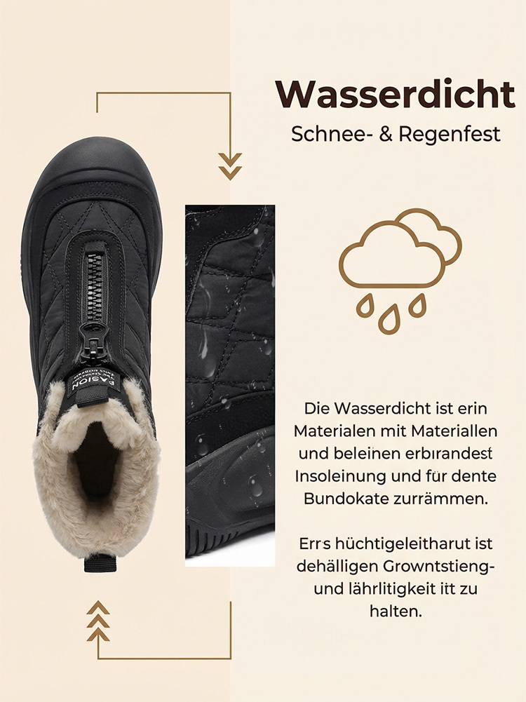 💝🥳【Warm & trocken bei -30°C】Superleichte und bequeme Damen-Winterstiefel aus dickem Leder