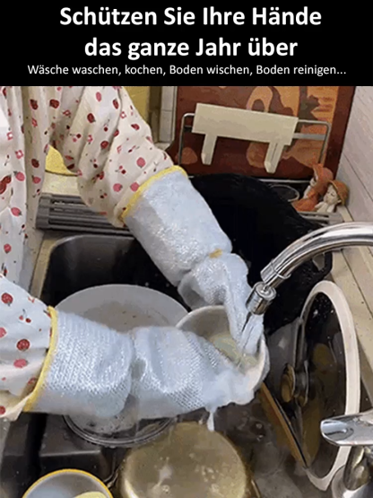 Geschirrspülhandschuhe aus verdicktem Silberdraht