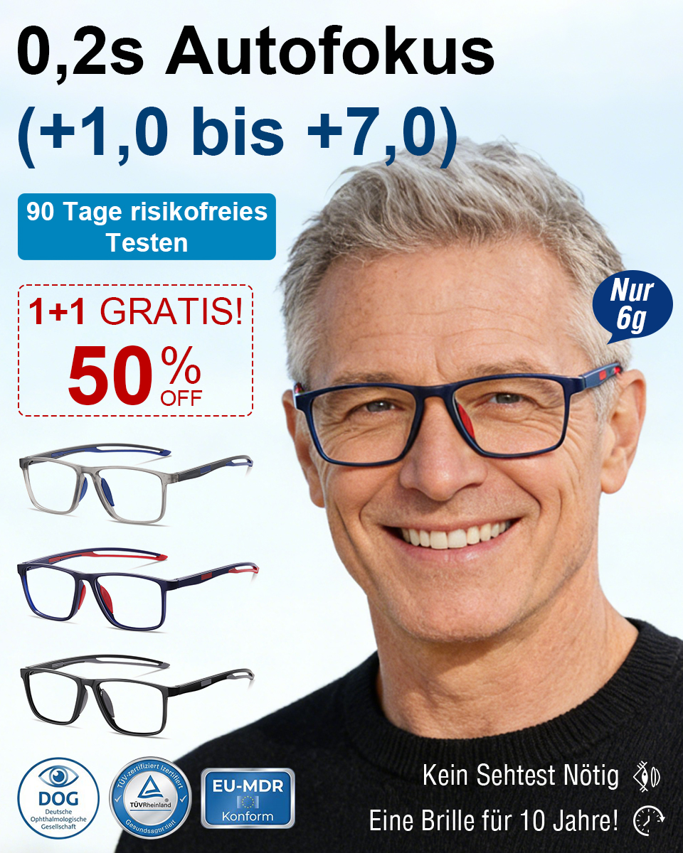 👨‍⚕️💯Ultraleichte Sport-Lesebrille mit intelligentem Zoom