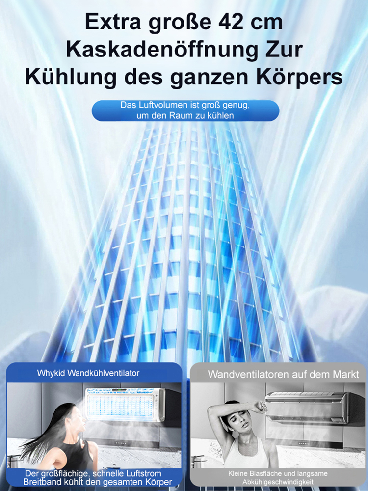 Wandmontierte Warm- und Kaltklimaanlage für den Haushalt