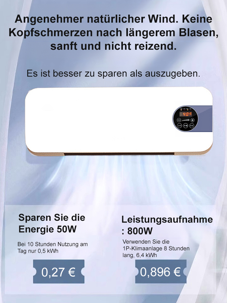 Wandmontierte Warm- und Kaltklimaanlage für den Haushalt