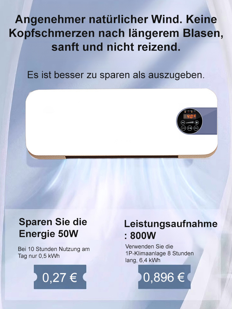 Wandmontierte Warm- und Kaltklimaanlage für den Haushalt