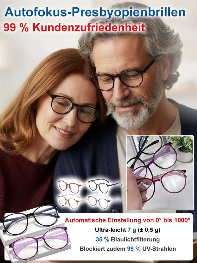 👨‍⚕️✅Ultraleichte Lesebrille mit integriertem Blaulichtfilter