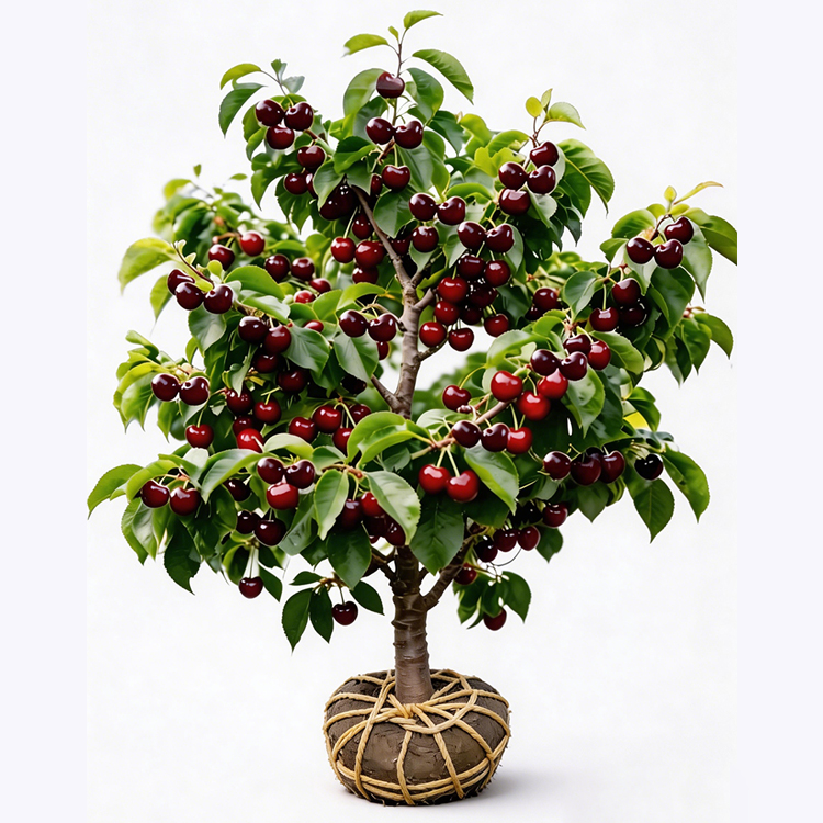 【100% Anwachsgarantie】 4J XXL Regina Süßkirschbaum | Kräftige 2-jährige Setzlinge 