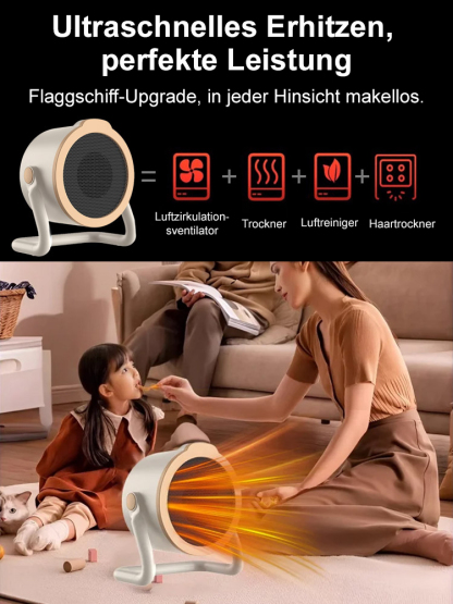 Sofort heizender Tischheizlüfter