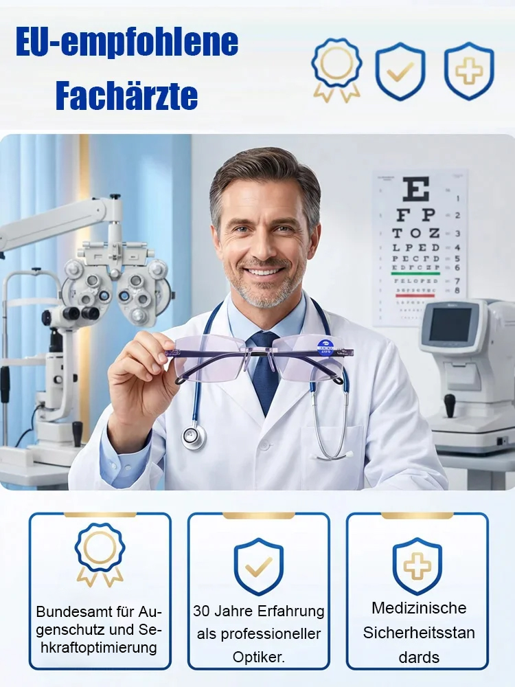 【Sehkraft zurück auf 20 Jahre】Intelligente Fokusveränderung Komfortable Lesebrille