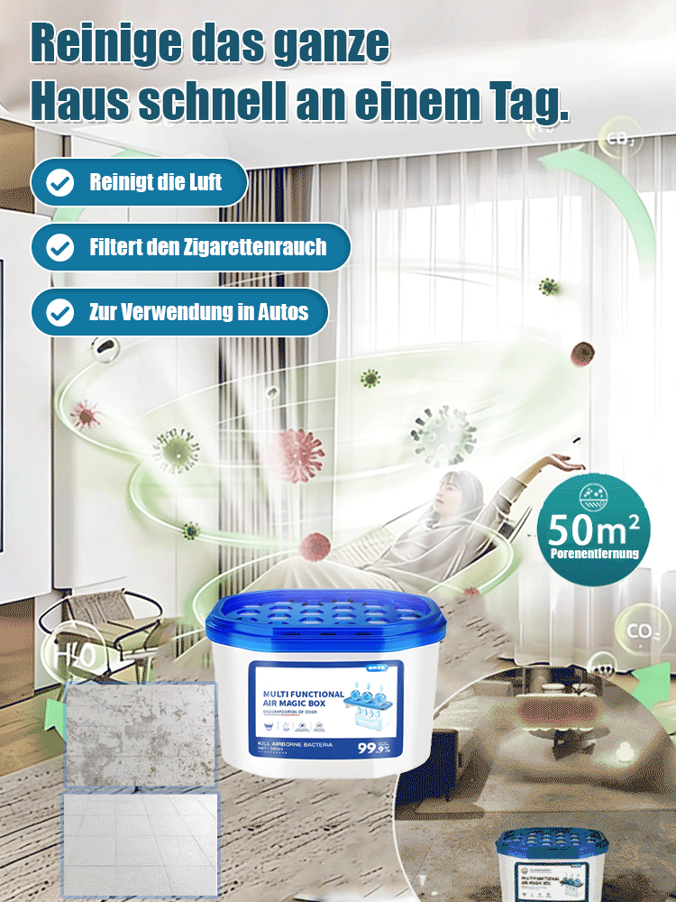 🔮✅【12 Monate keine Reinigung nötig】Deutschlands Nr.1 Staubsauger-Deo-Box