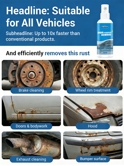 🏆✅Powerful Steel Rust Remover - Removes Rust in 3 Seconds