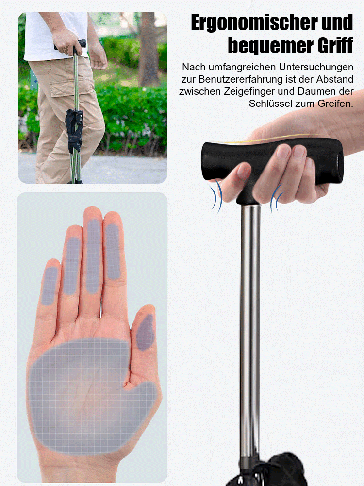 🆕✅Klappbarer Krückenstuhl für den Außenbereich, Ultraleicht & tragbar!