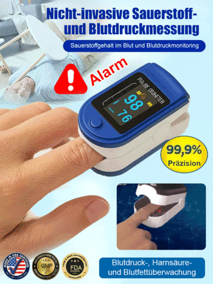 👨‍⚕️✅【Weltweit heiß verkauft 30W+】Schmerzfreies Blutzucker- und Blutdruckmessgerät