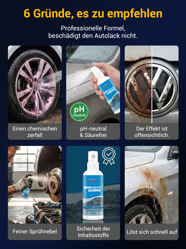 Rostfrei in 3 Sekunden! Löst Rost und erneuert Metall sofort. Über 1 Mio. mal weltweit verkauft！