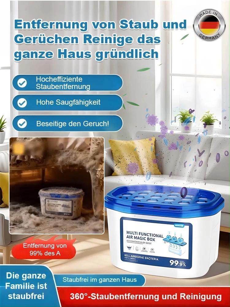 🏆🥇【365 Tage staubfrei für die ganze Familie】Deutschlands Nr.1 Staubsauger-Deo-Box👨‍⚕️
