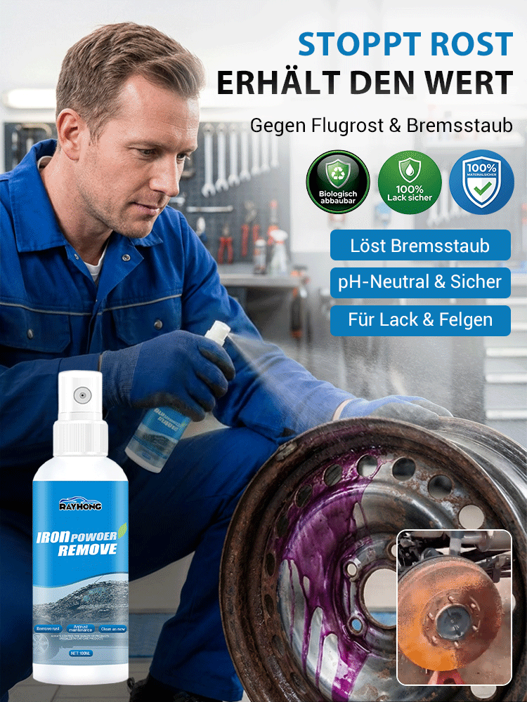 Rostfrei in 3 Sekunden! Löst Rost und erneuert Metall sofort. Über 1 Mio. mal weltweit verkauft！