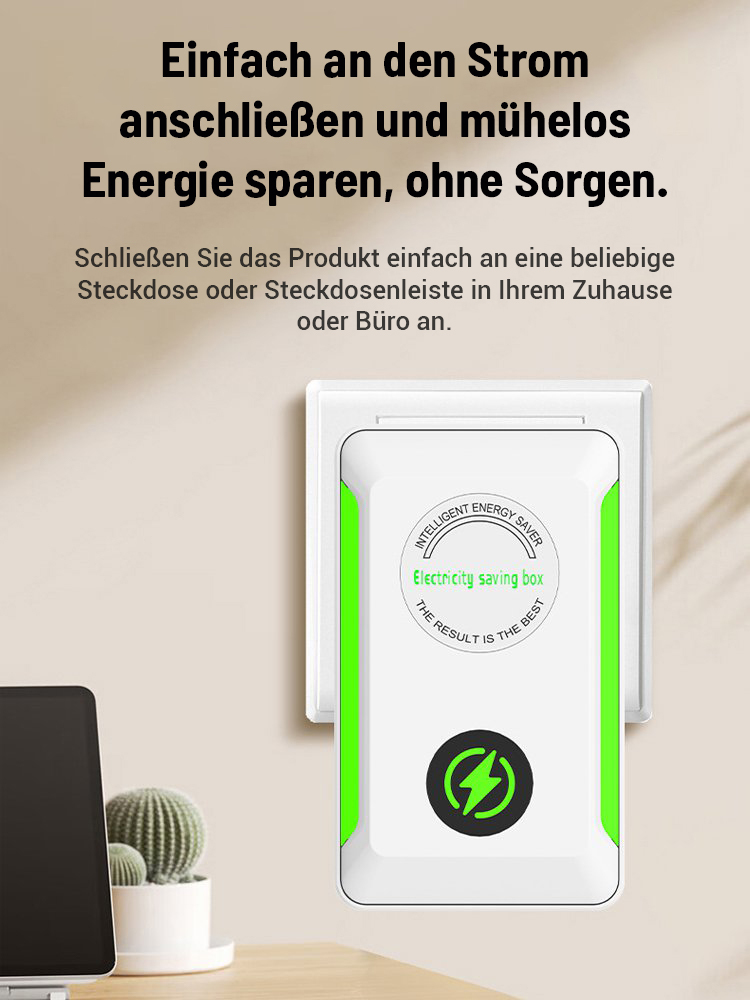 【Sparen Sie 86 % Stromkosten】Hocheffizienter energiesparender Stromsparmeister