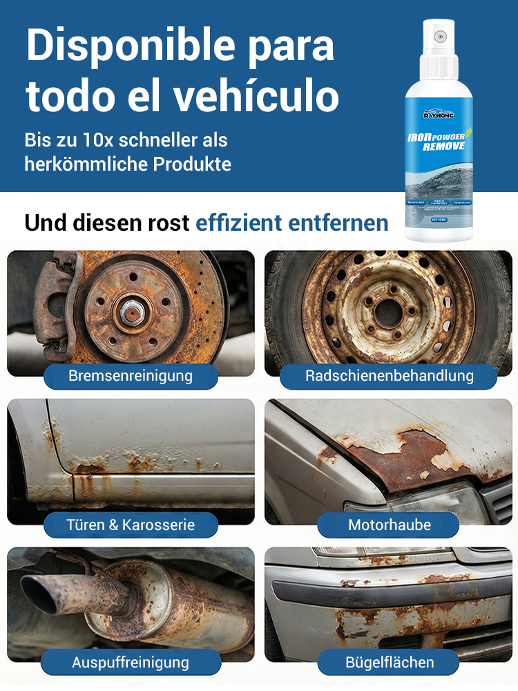Rostfrei in 3 Sekunden! Löst Rost und erneuert Metall sofort. Über 1 Mio. mal weltweit verkauft！