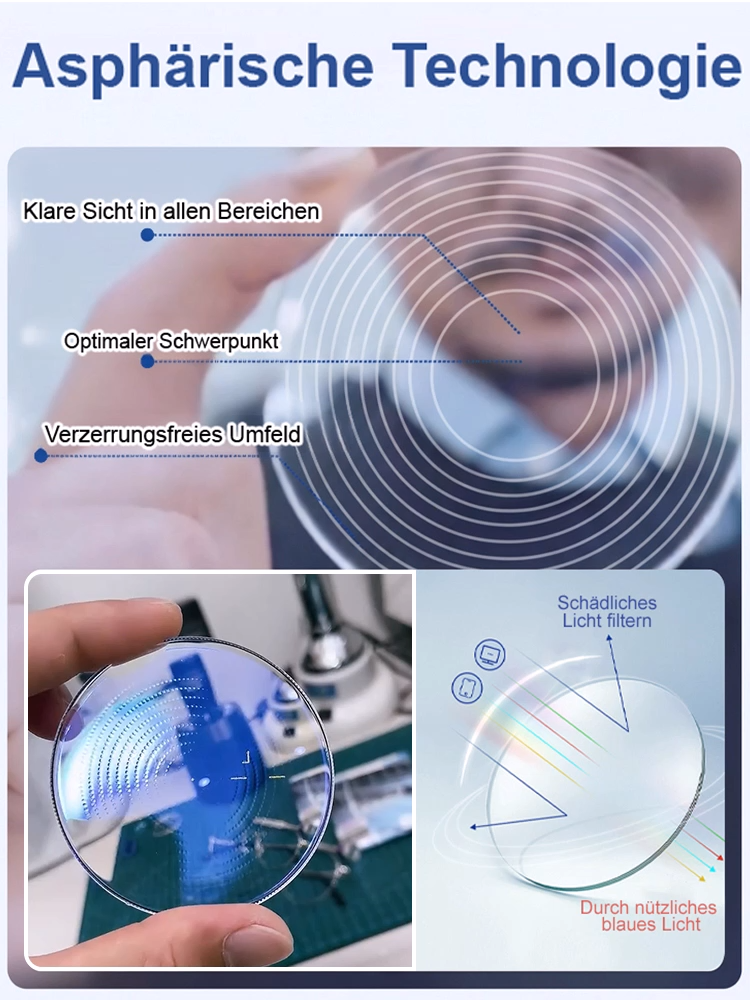 Automatische Farbwechsel-Lesebrille mit intelligenter Anpassung