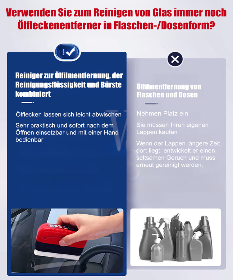 Entfettungsstarkes Reinigungstuch