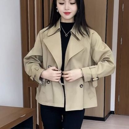 【브랜드 인기 상품】패셔너블한 슬림핏 숏 재킷