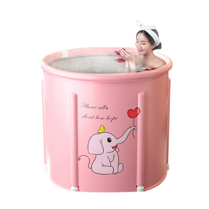 【6 층 두꺼운 버전】 접이식 욕조통