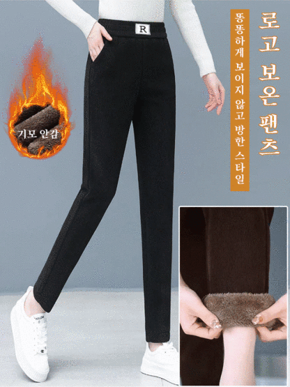 기모 도톰 코듀로이 여성 바지