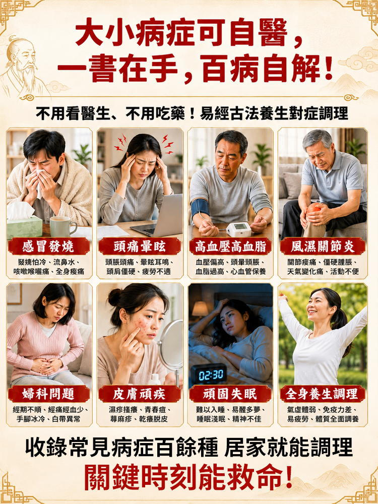 漫畫講透易經養生
