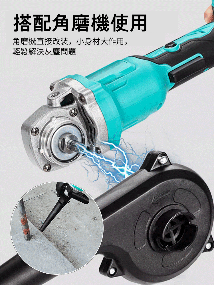 角磨機吹吸轉換風扇
