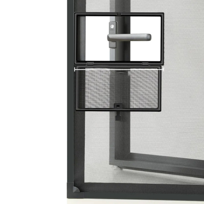 外開窗紗窗網自裝金剛網磁吸紗網小窗窗防蚊自黏隱形家用沙窗