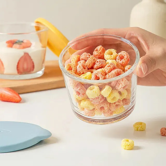 食品級玻璃密封罐 可疊加冰箱密封保鮮儲物罐 廚房食物收納罐