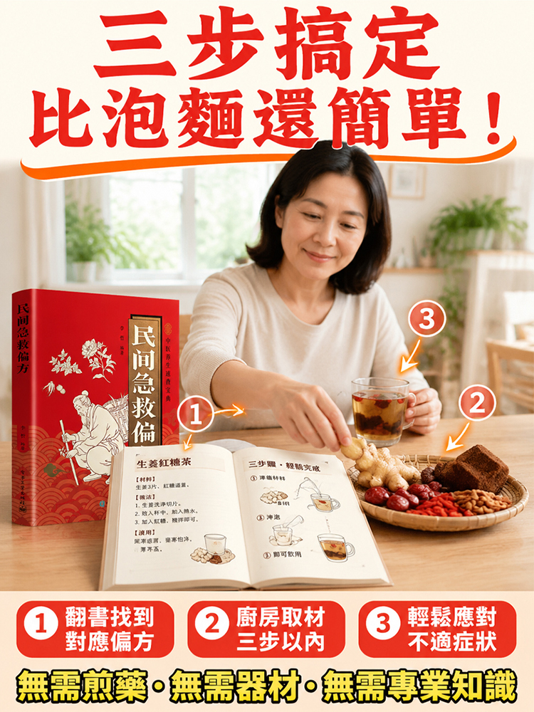 看圖學急救+民間急救偏方彩色版
