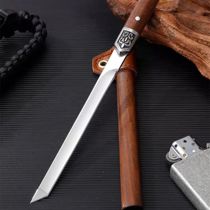 神筆小刀水果刀戶外便攜小直刀燒烤吃肉刀多功能隨身手把肉刀