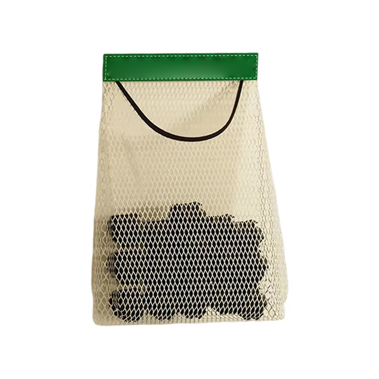 廚餘袋大容量收納袋子裝塑膠袋收納壁掛式魔鬼氈網兜收納神器