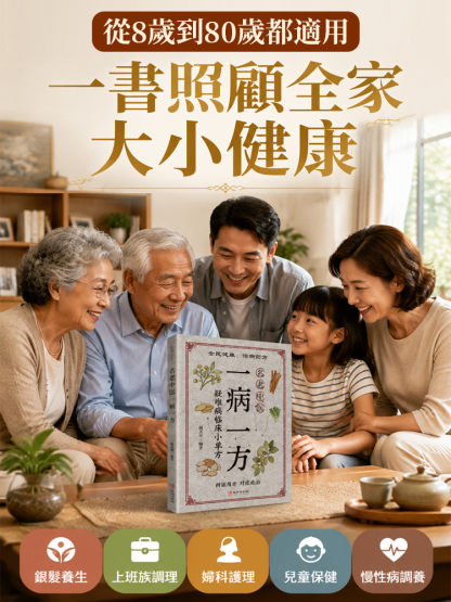 【百病自醫】居家常備用中醫書