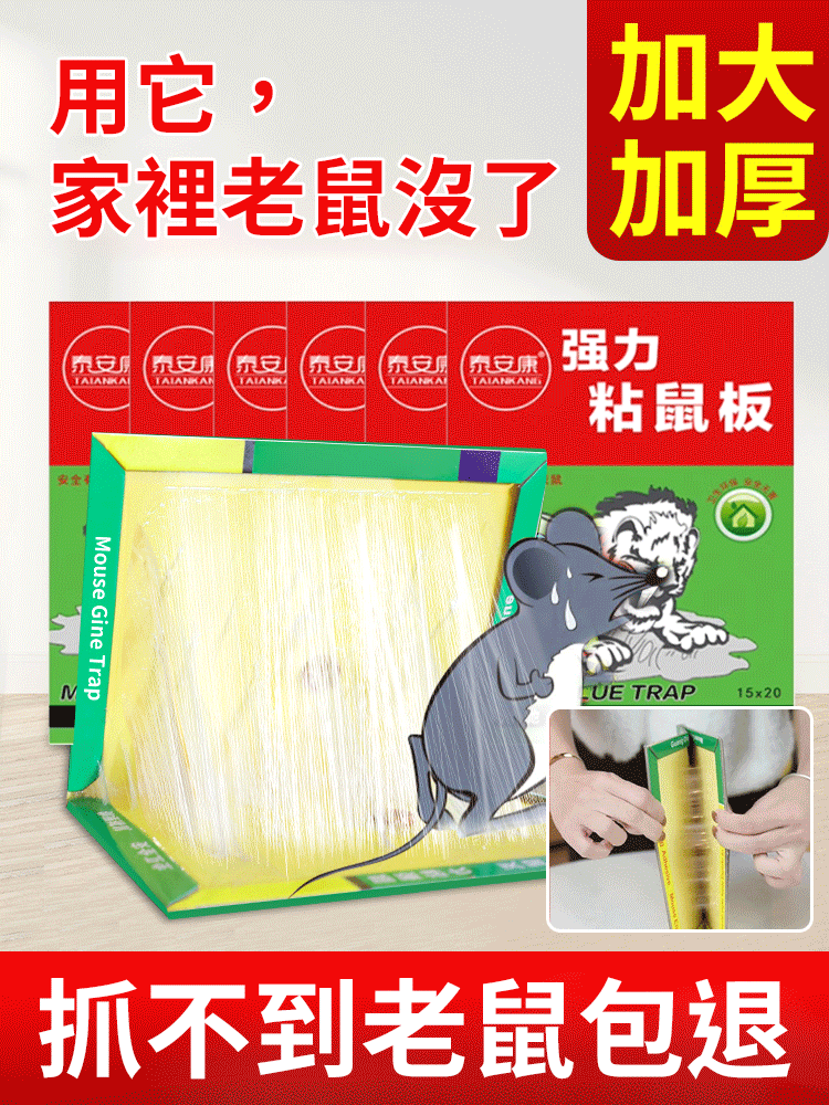 家用強力膠黏鼠板