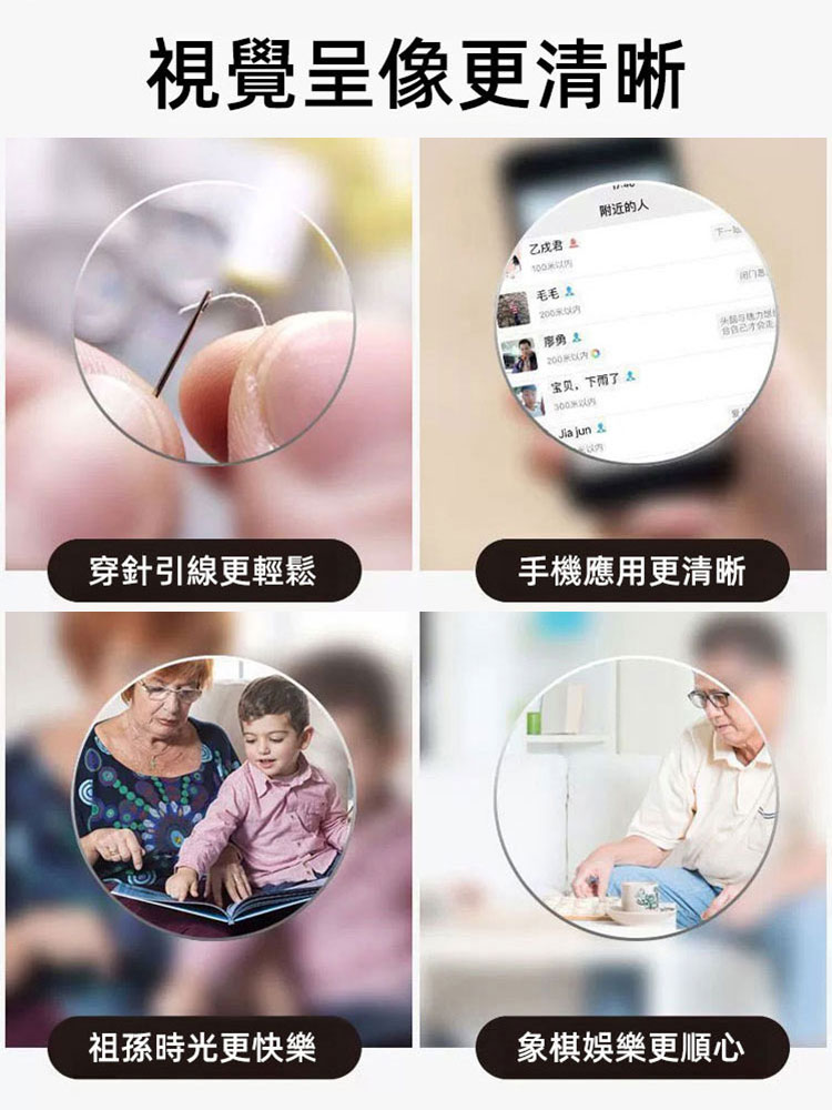 超輕量可折疊防藍光老花眼鏡