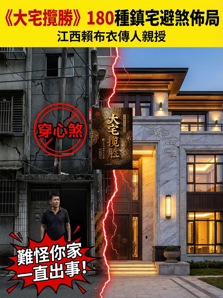 《大宅攬勝》：富豪家族不傳之秘 —— 180個旺財避邪格局，看懂門第興衰的最後密碼