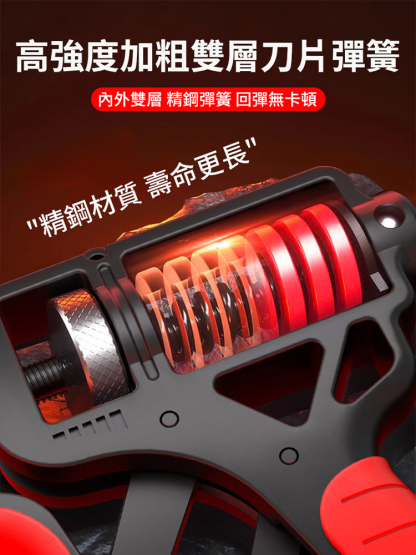 電子計數碳鋼握力器